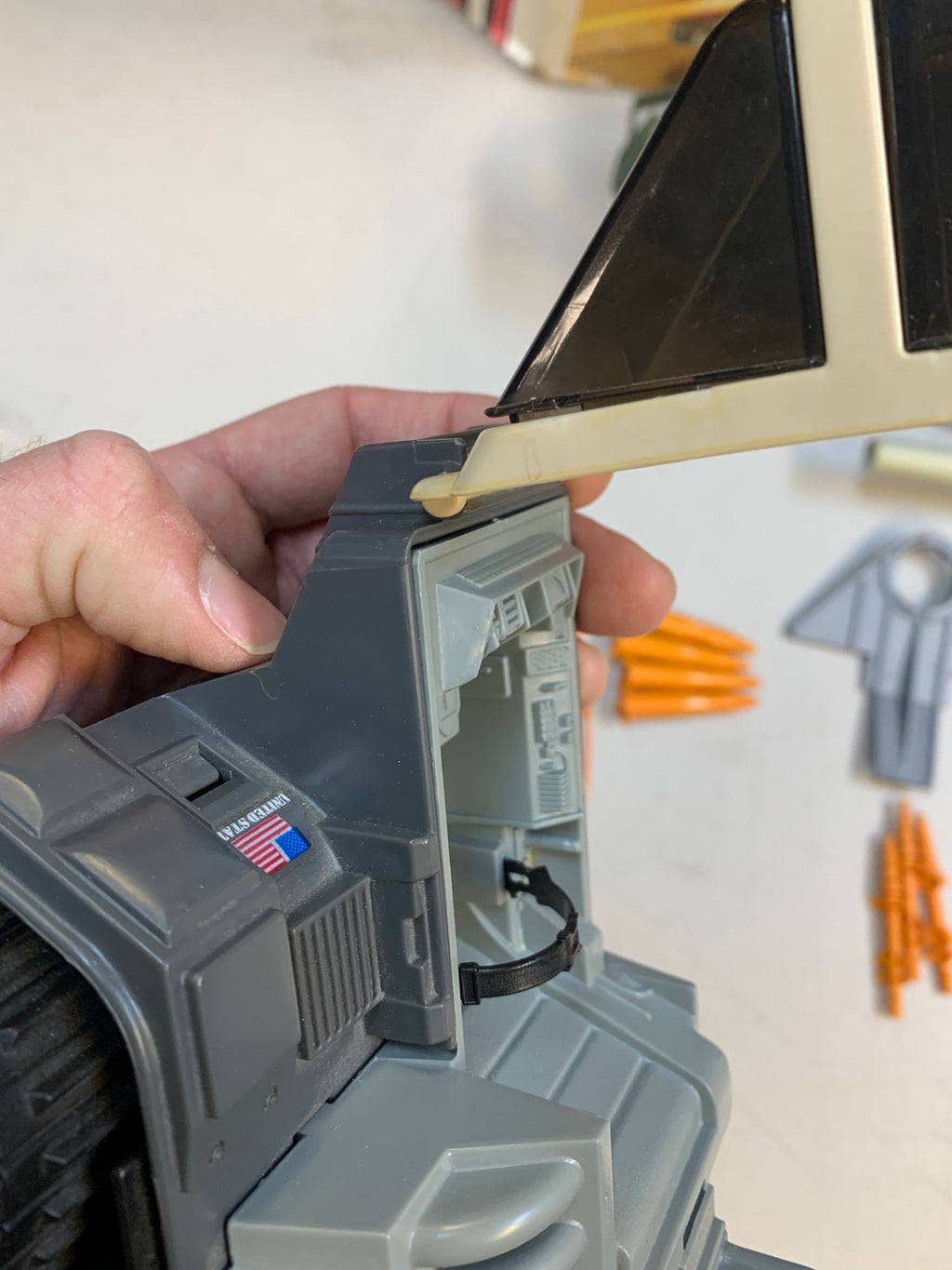 Thunder Clap with Box (Vintage GI Joe, Hasbro) **COMPLETE** product image 34, provided for visual reference and product