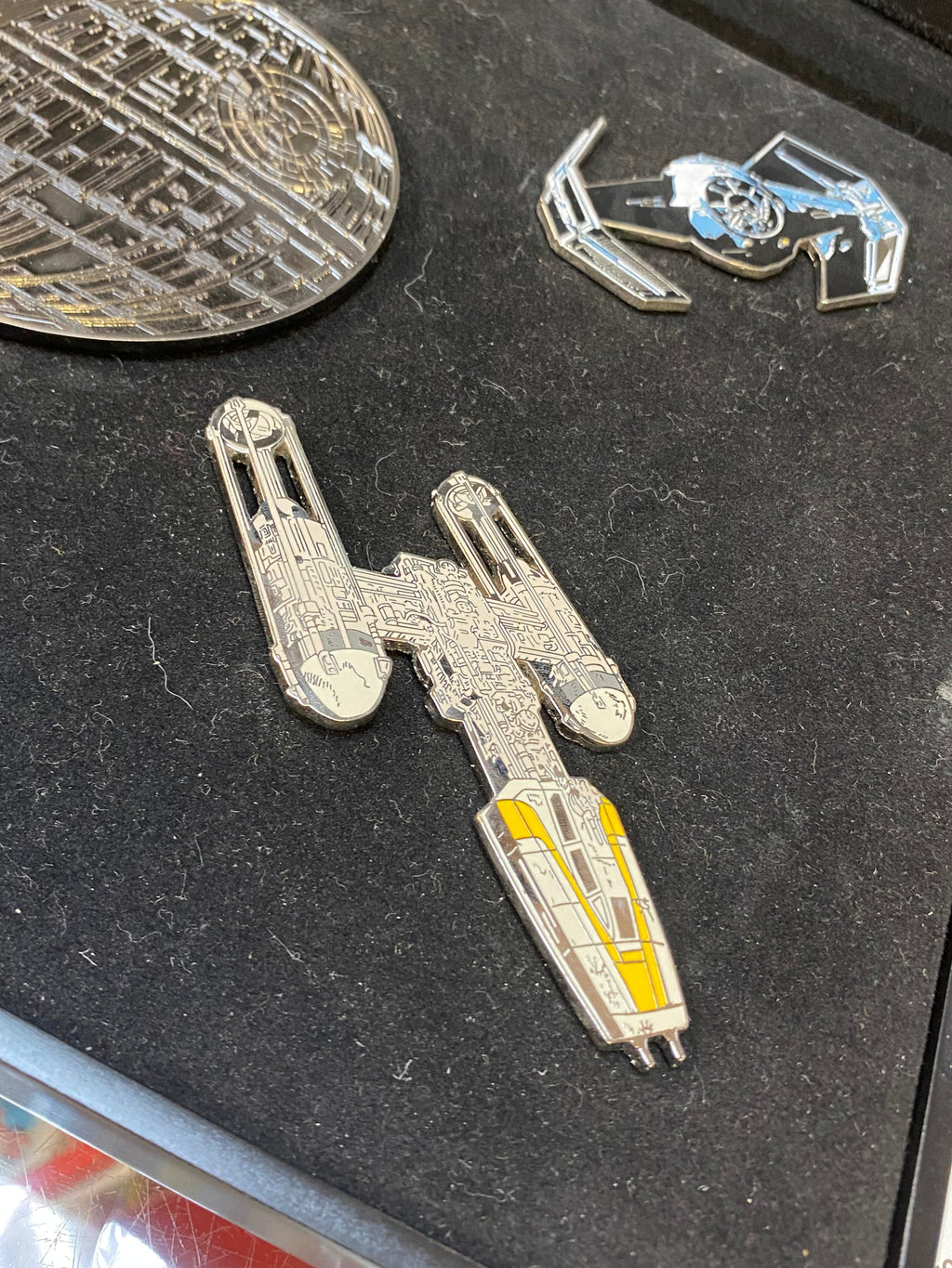 Star Wars Weekend 2007 DeathStar Set (Disney, Pin Traders) LE 500 product image 2, provided for visual reference and product