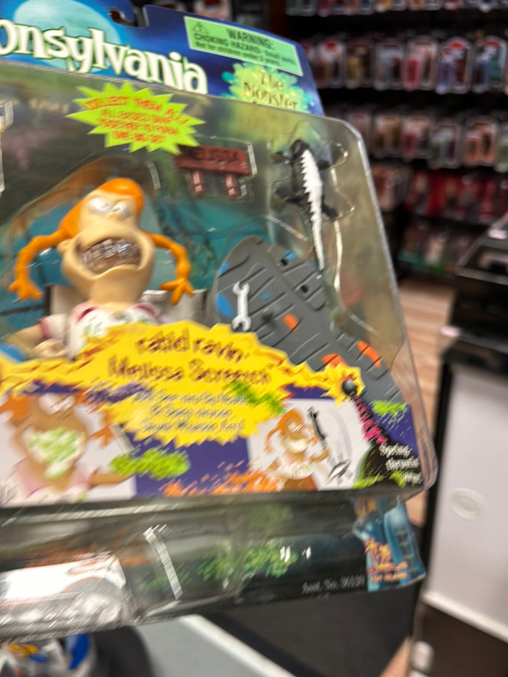Rabid Ravin Melissa Screetch (Vintage Toonsylvania, Toy Island) SEALED product image 13, provided for visual reference and