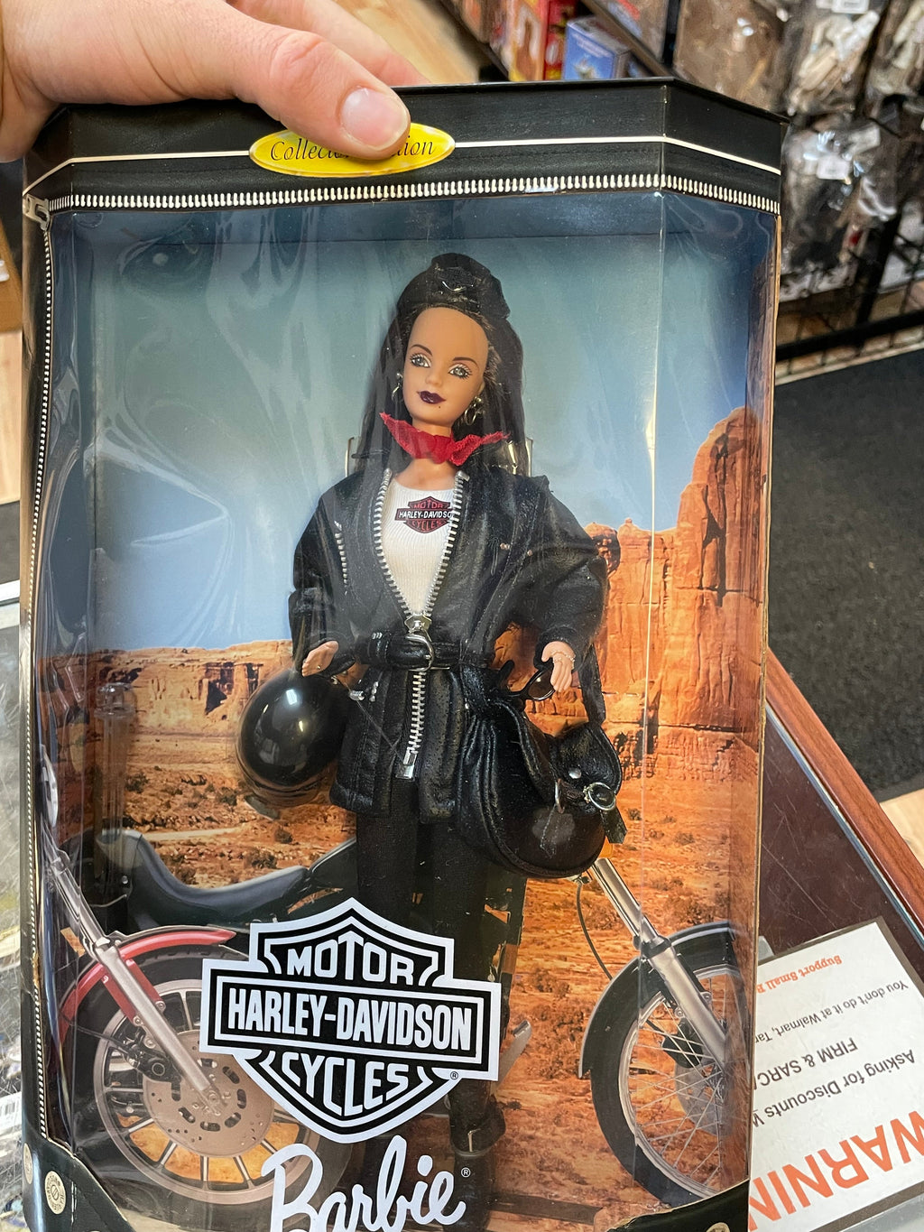 Harley Davidson Brunette Hair BArbie #22256 (Vintage Barbie, Mattel) **SEALED** product image 13, provided for visual