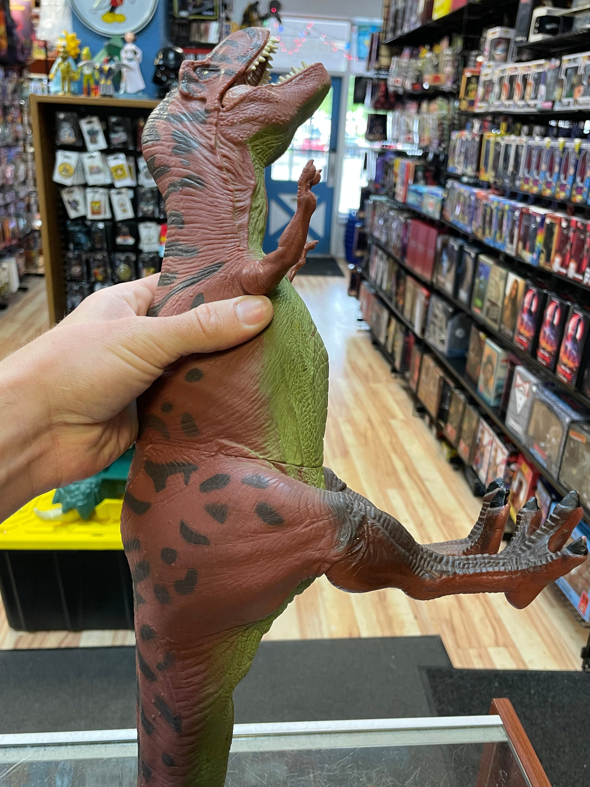 Red Tyrannosaurus Rex JP09 (Vintage Jurassic Park, Kenner) **Untested** product image 5, provided for visual reference and
