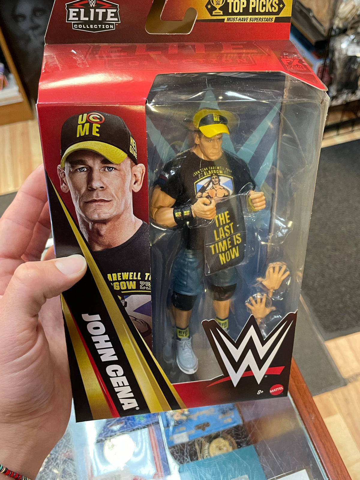 John Cena -Top Picks- (WWE Elites, Mattel) **SEALED** product image 10, provided for visual reference and product detail