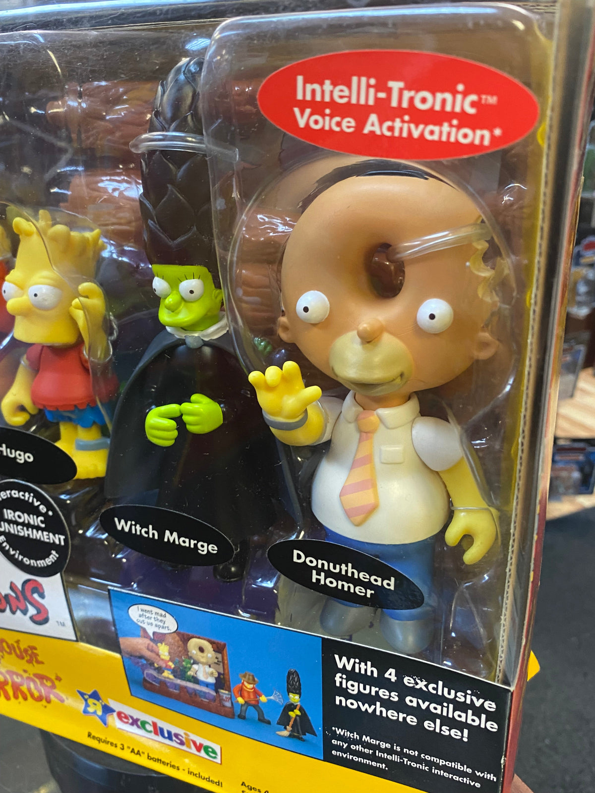 Treehouse of Horror Ironic Punishment (Vintage Simpsons, Playmates) SEALED product image 2, provided for visual reference