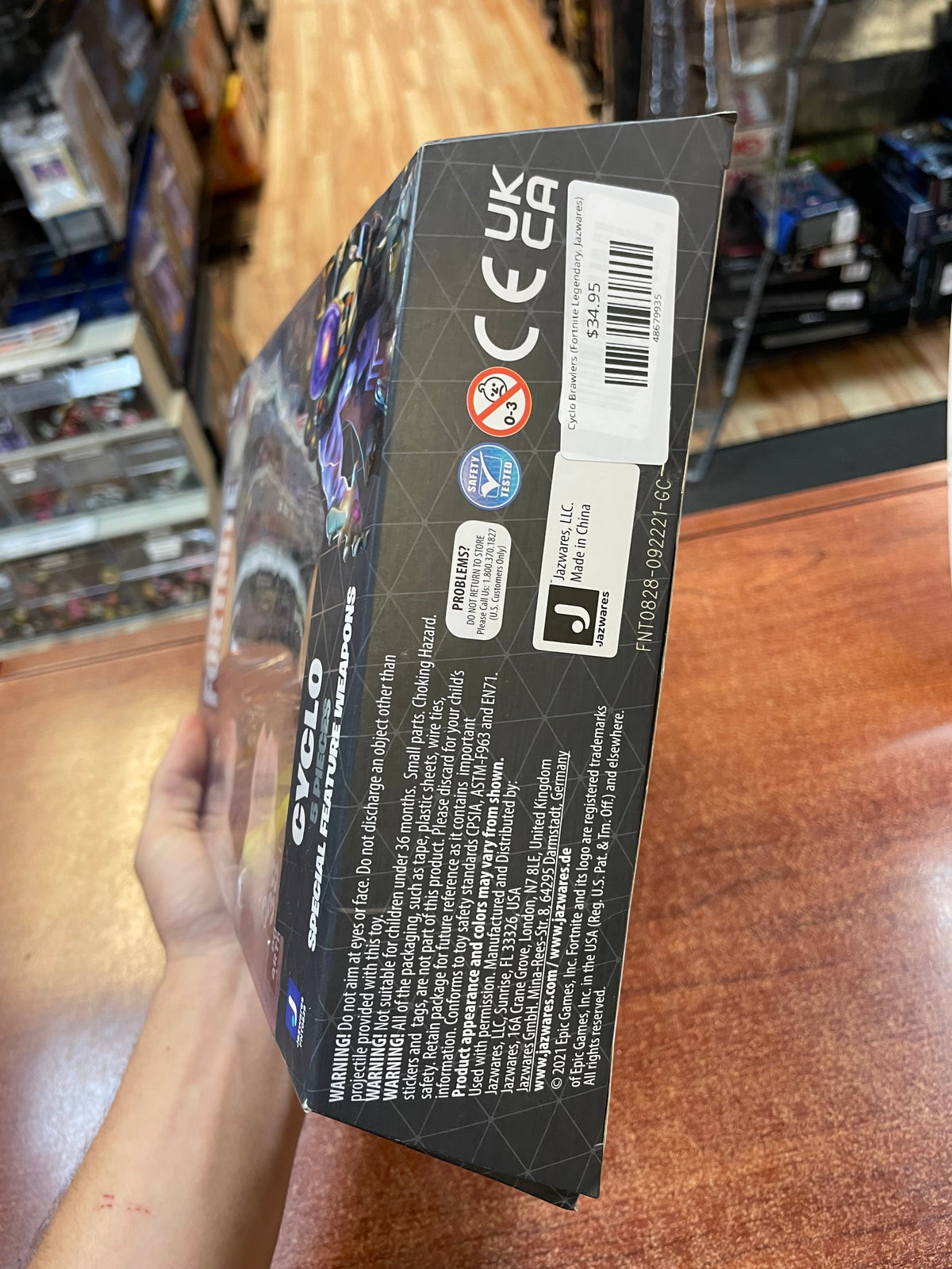 Cyclo Brawlers (Fortnite Legendary, Jazwares) **SEALED** product image 5, provided for visual reference and product detail