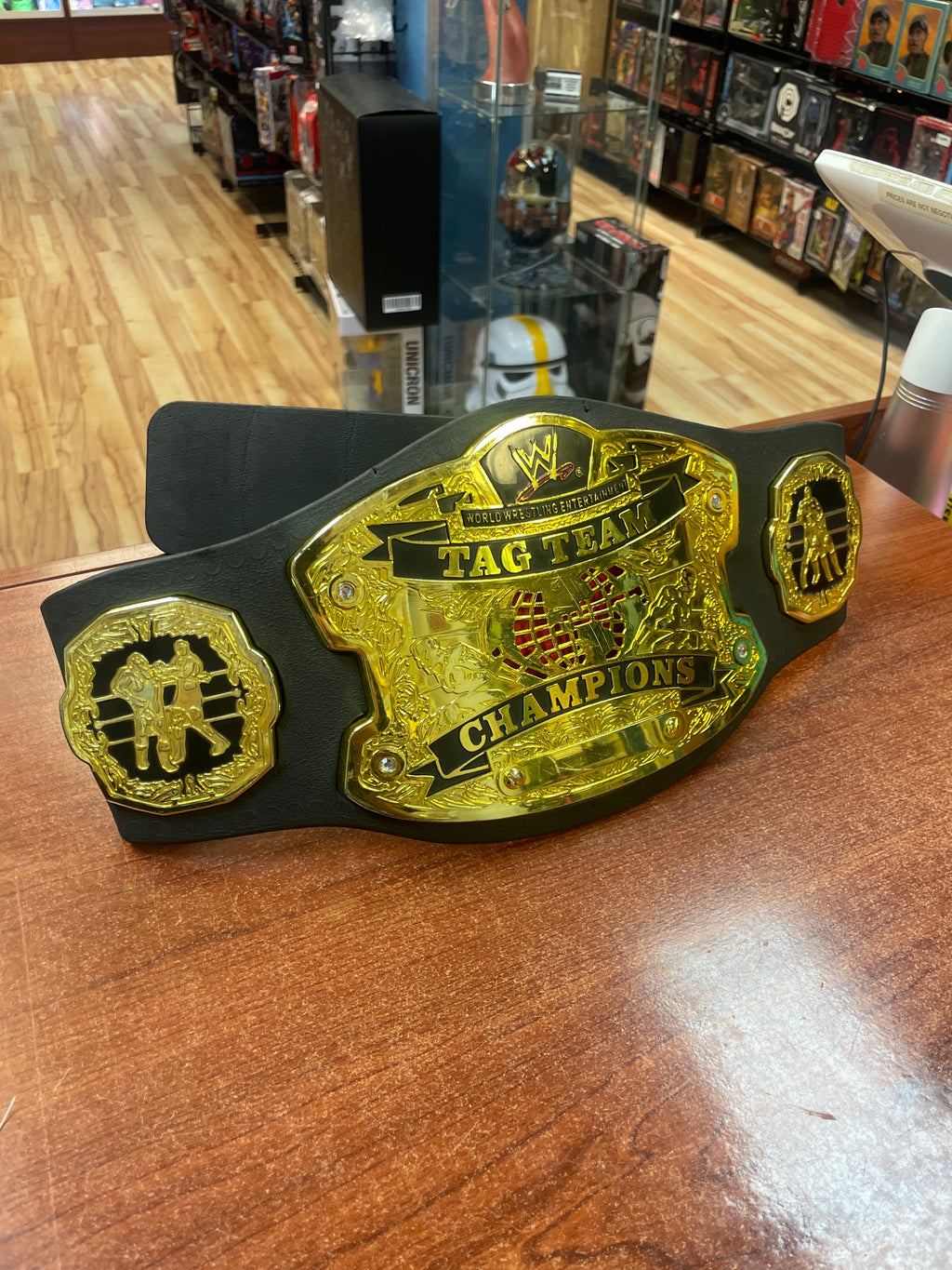 Attitude Era Tag Team Champions Belt (Vintage WWF, Hasbro) product image 3, provided for visual reference and product detail