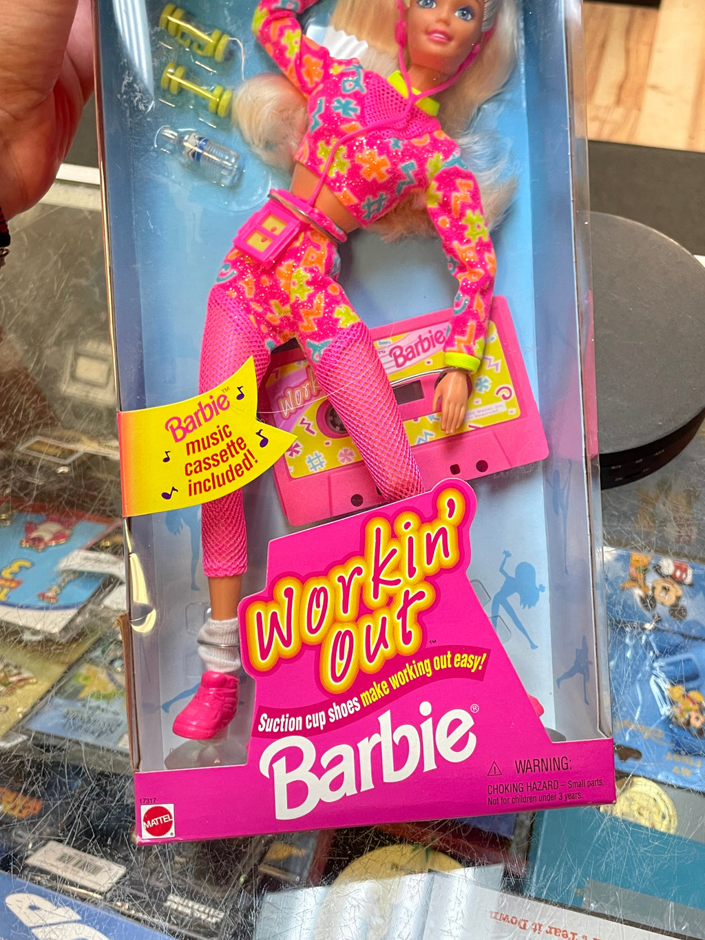 Working Out Barbie #17317 (Vintage Barbie, Mattel) **SEALED** product image 5, provided for visual reference and product