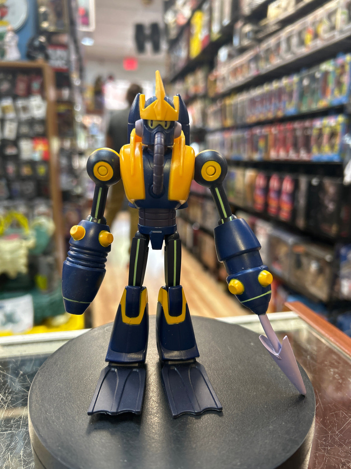 Full Charged Wave Man (Jakks Pacific, Mega Man) product image 2, provided for visual reference and product detail review