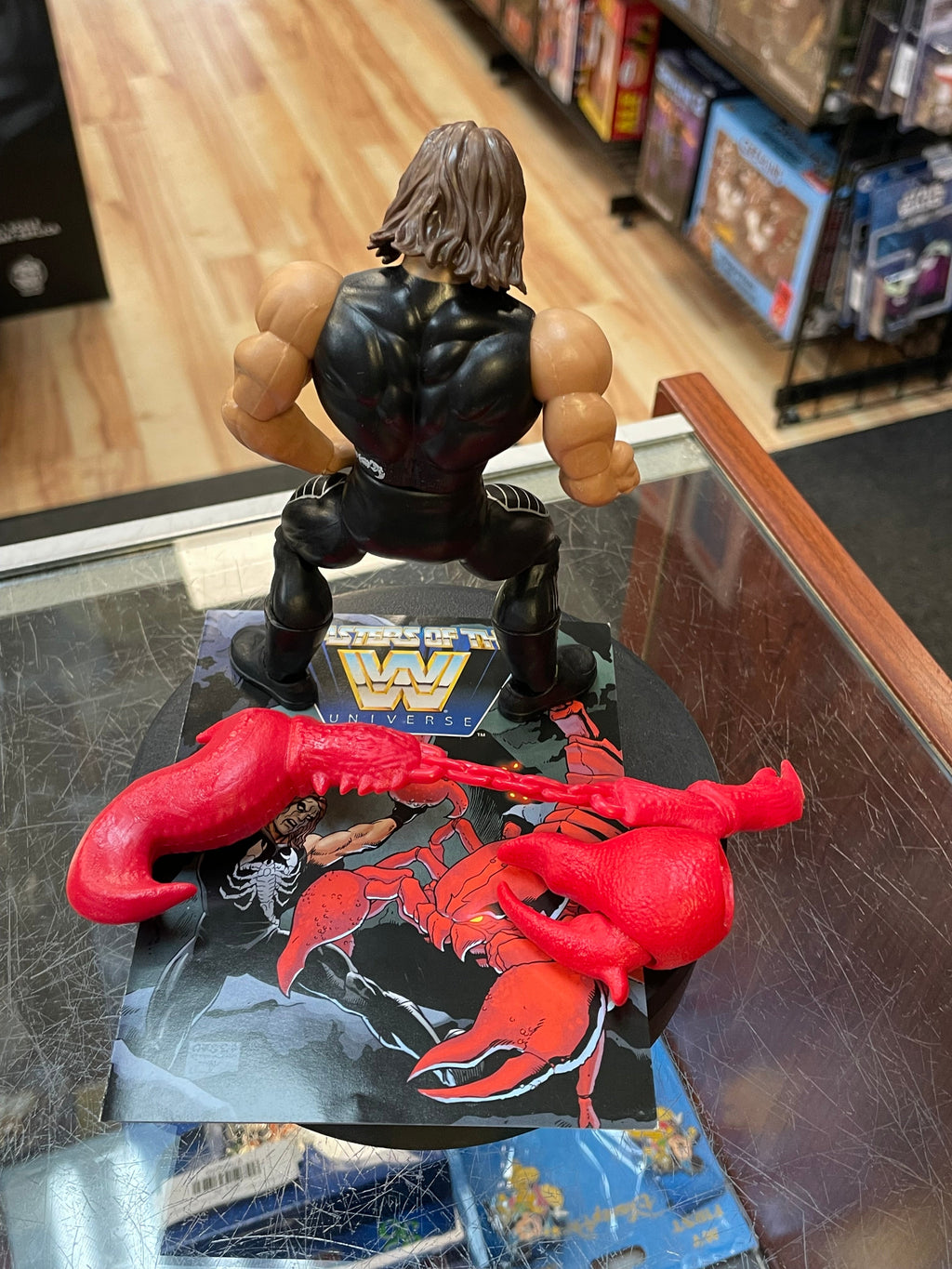 Sting as Clawful (WWE MOTU, Mattel) **COMPLETE** product image 5, provided for visual reference and product detail review