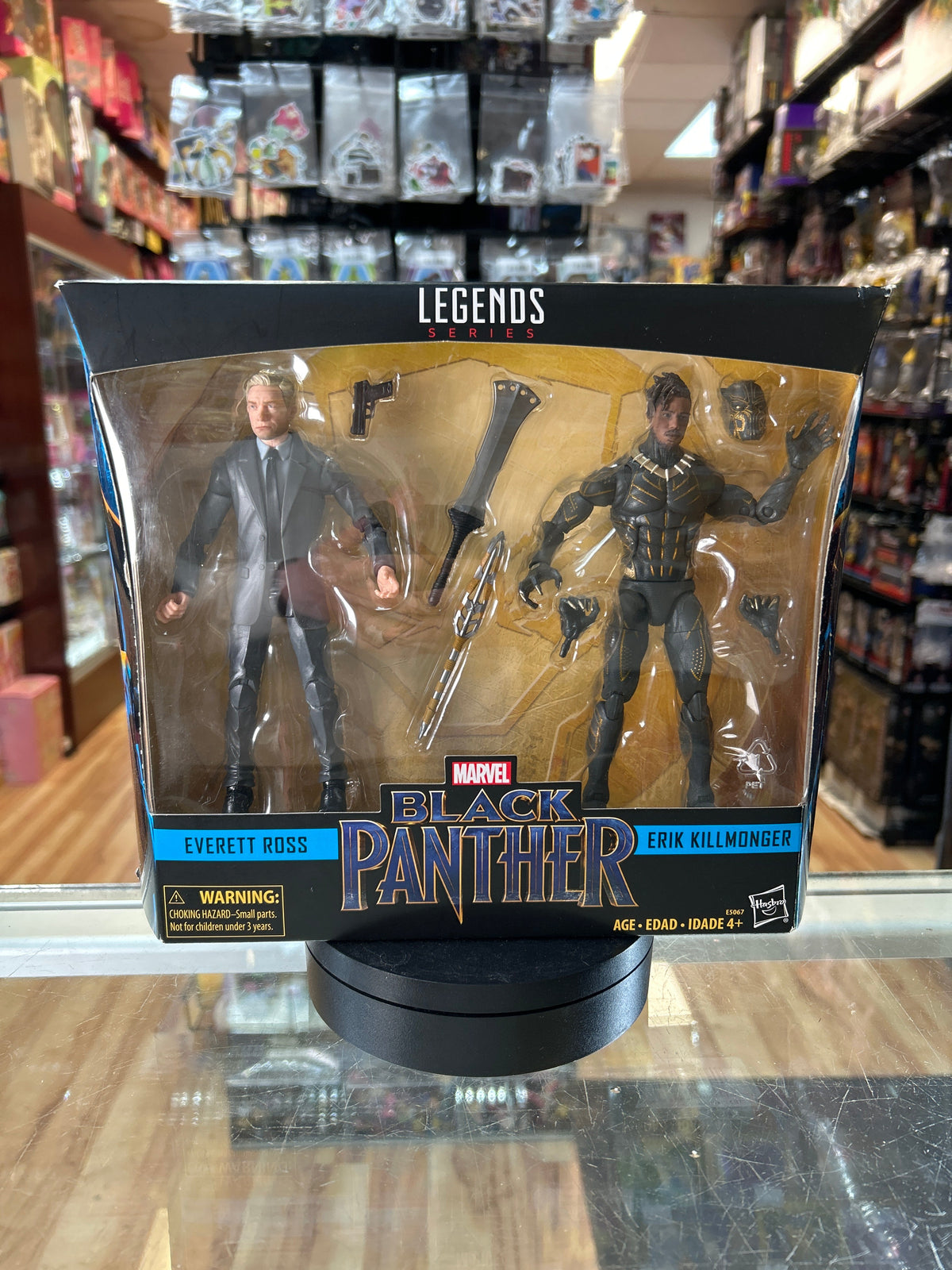 Killmonger & Everett Ross (Marvel Legends, Hasbro) *SEALED* product image 1, provided for visual reference and product