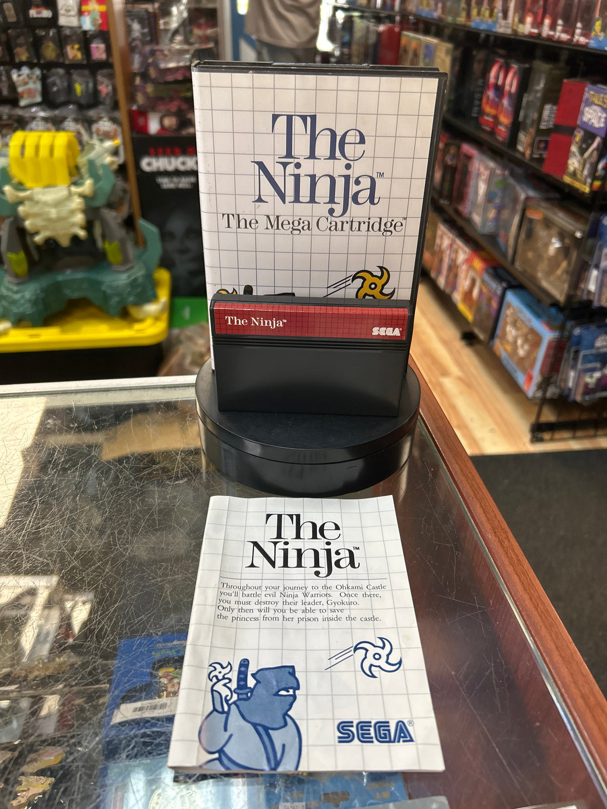 The Ninja 0844 (SEGA Master System SMS, Video Games) **COMPLETE** product image 1, provided for visual reference and product