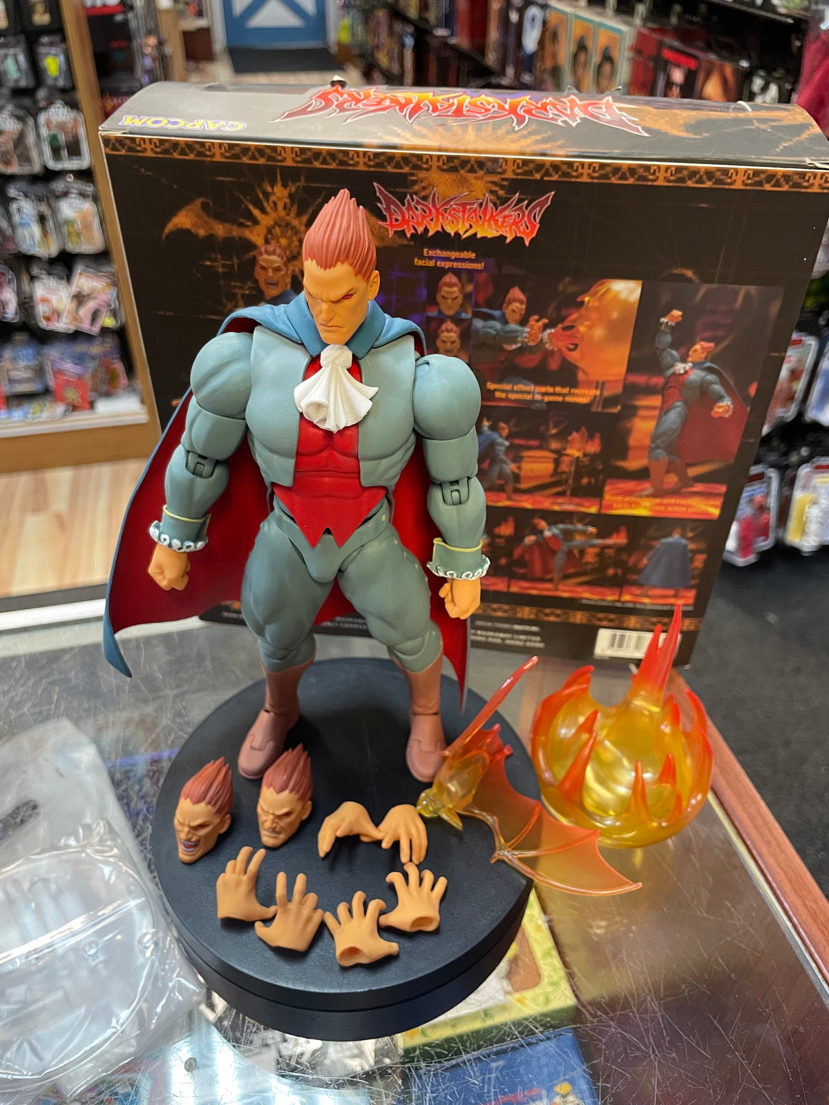 Demitri Prince Of Darkness (Darkstalkers, Capcom, Storm Collectibles) OPEN BOX/COMPLETE product image 2, provided for visual