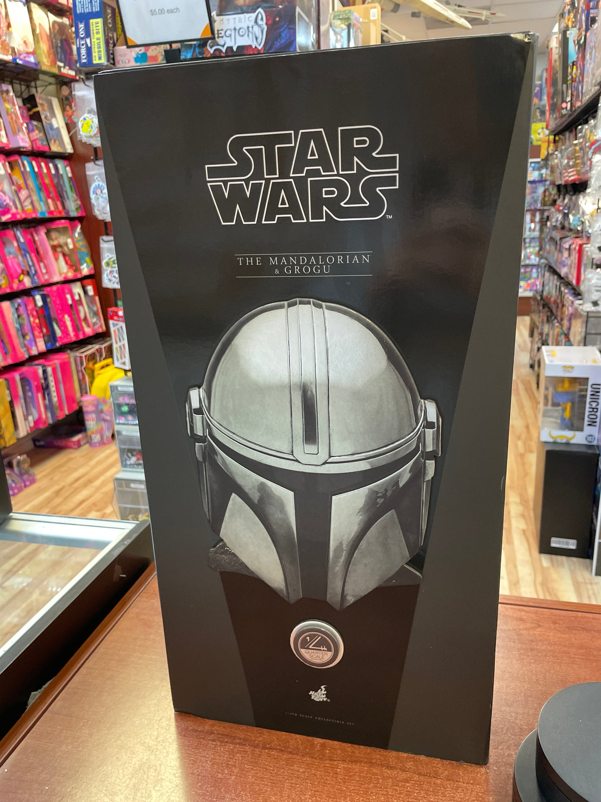 The Mandalorian & Grogu 1/4th Quarter Scale (Star Wars, Hot Toys) COMPLETE product image 19, provided for visual reference