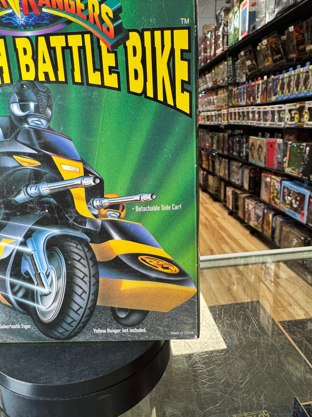 Mammoth Battle Bike (Vintage MMPR Power Rangers, Bandai) SEALED product image 6, provided for visual reference and product
