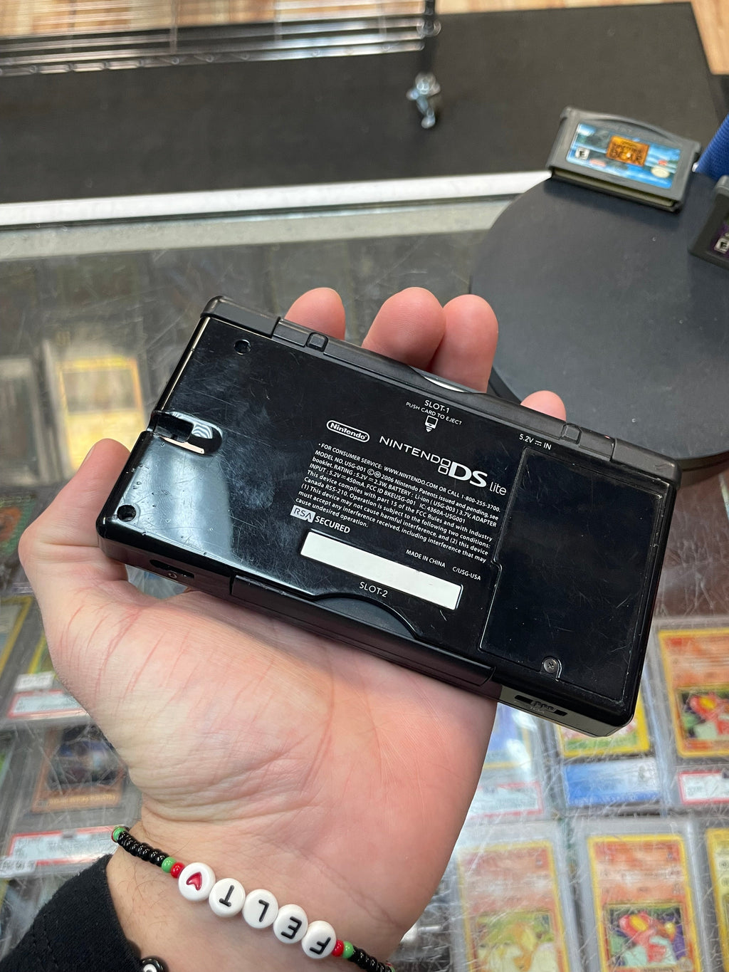 Black Nintendo DS Lite with Games (Nintendo DS Lite, Video Games) ** TESTED** product image 6, provided for visual reference