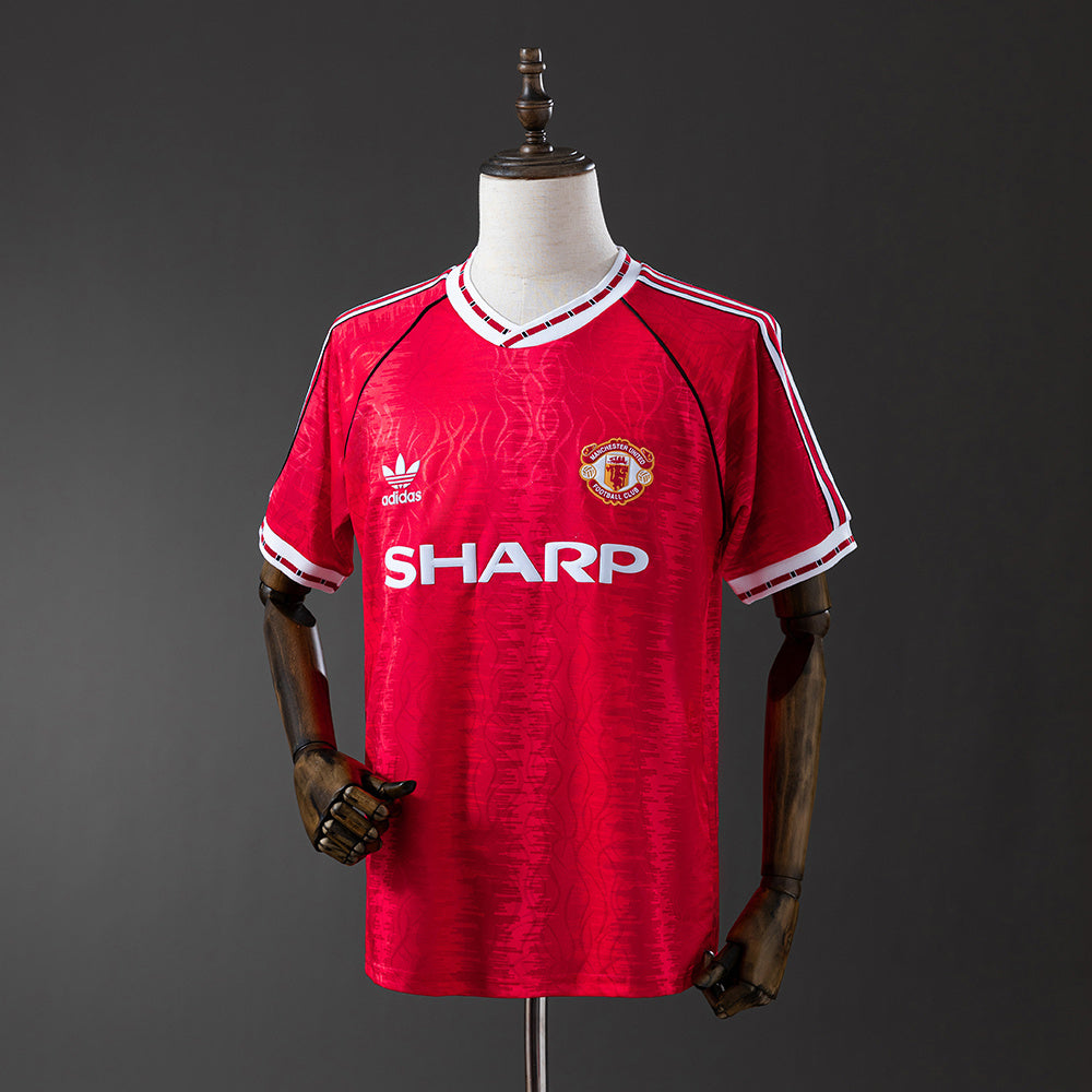 Manchester United Jersey 1990-92 Home Retro Football Kit product image 1