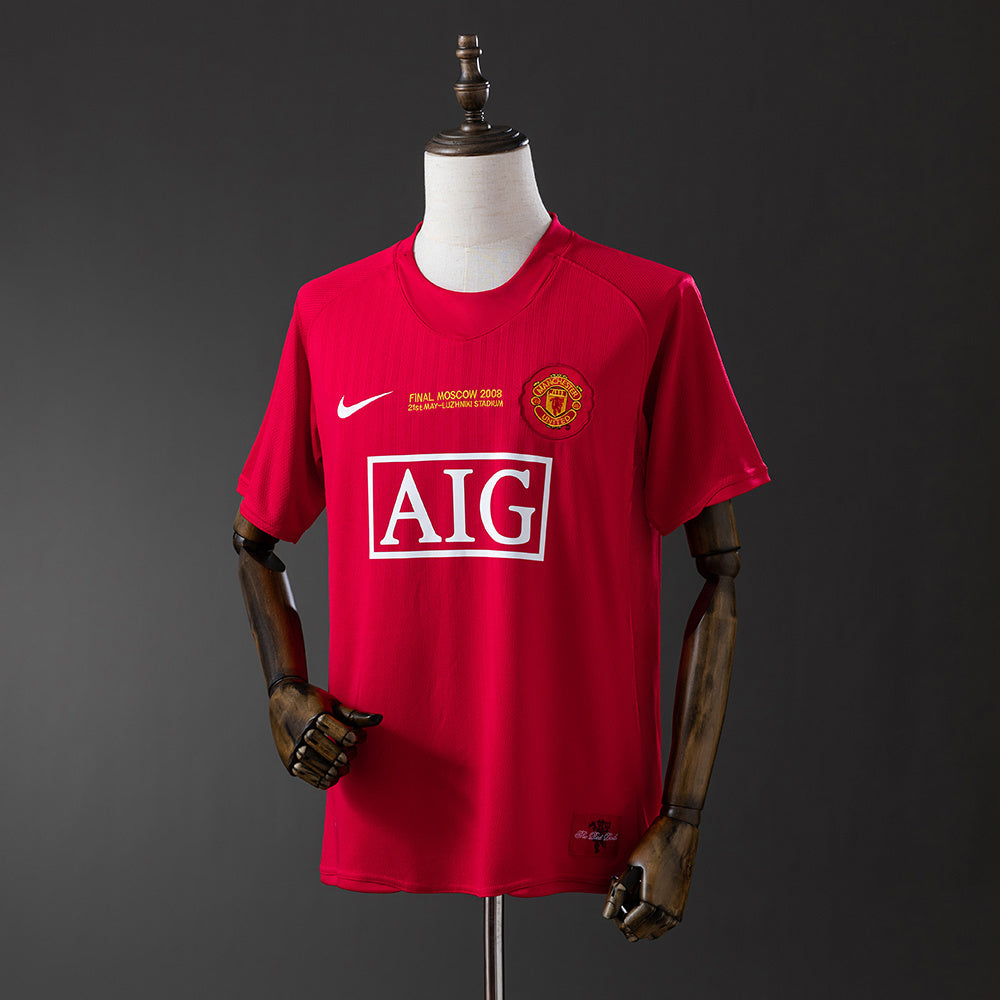Manchester United Jersey 2007/08 Retro Home Football Kit product image 1