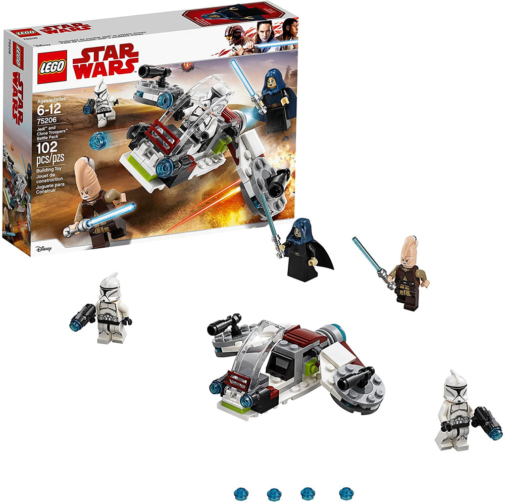 75206 Jedi and Clone Troopers Battle Pack (Retired) (Certified Complete)