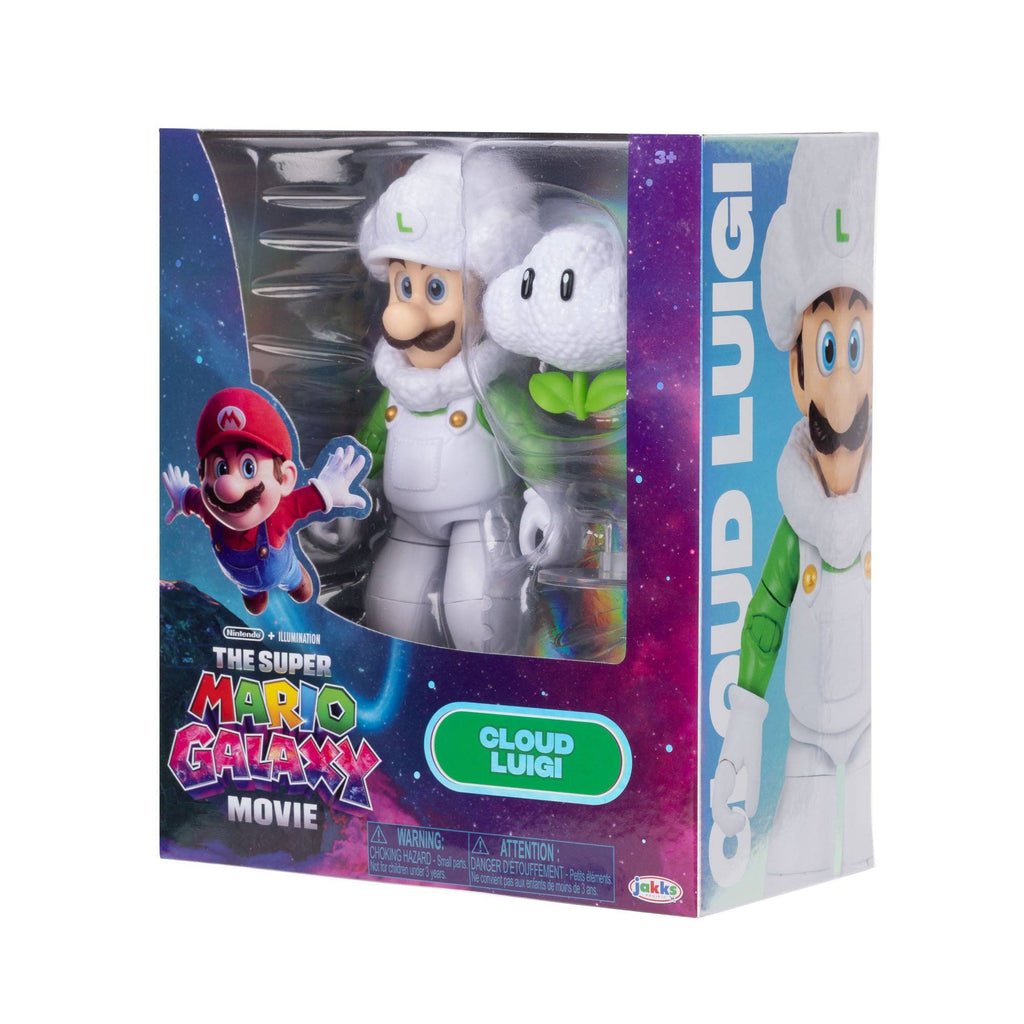 Cloud Luigi 5in (Super Mario Galaxy, Jakks Pacific) **SEALED** product image 3, provided for visual reference and product