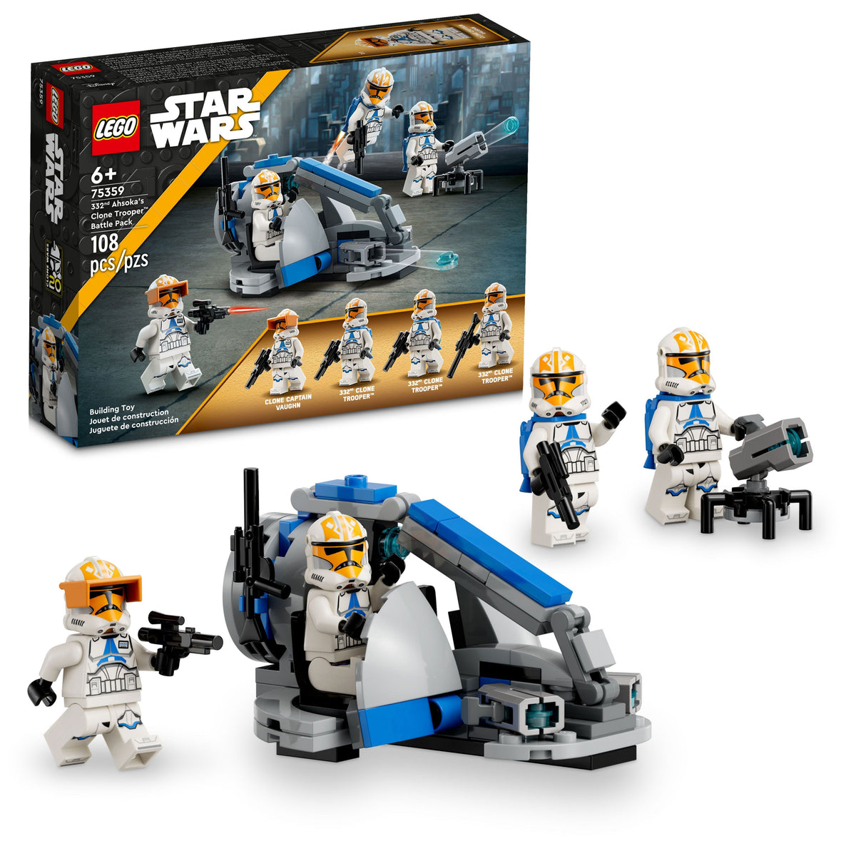75359 332nd Ahsoka's Clone Trooper™ Battle Pack (Retired) (New Sealed) product image 1, provided for visual reference and