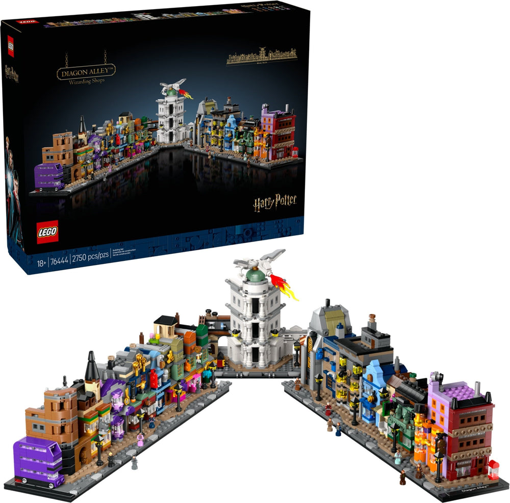 76444 Diagon Alley Wizarding Shops (Certified Complete)