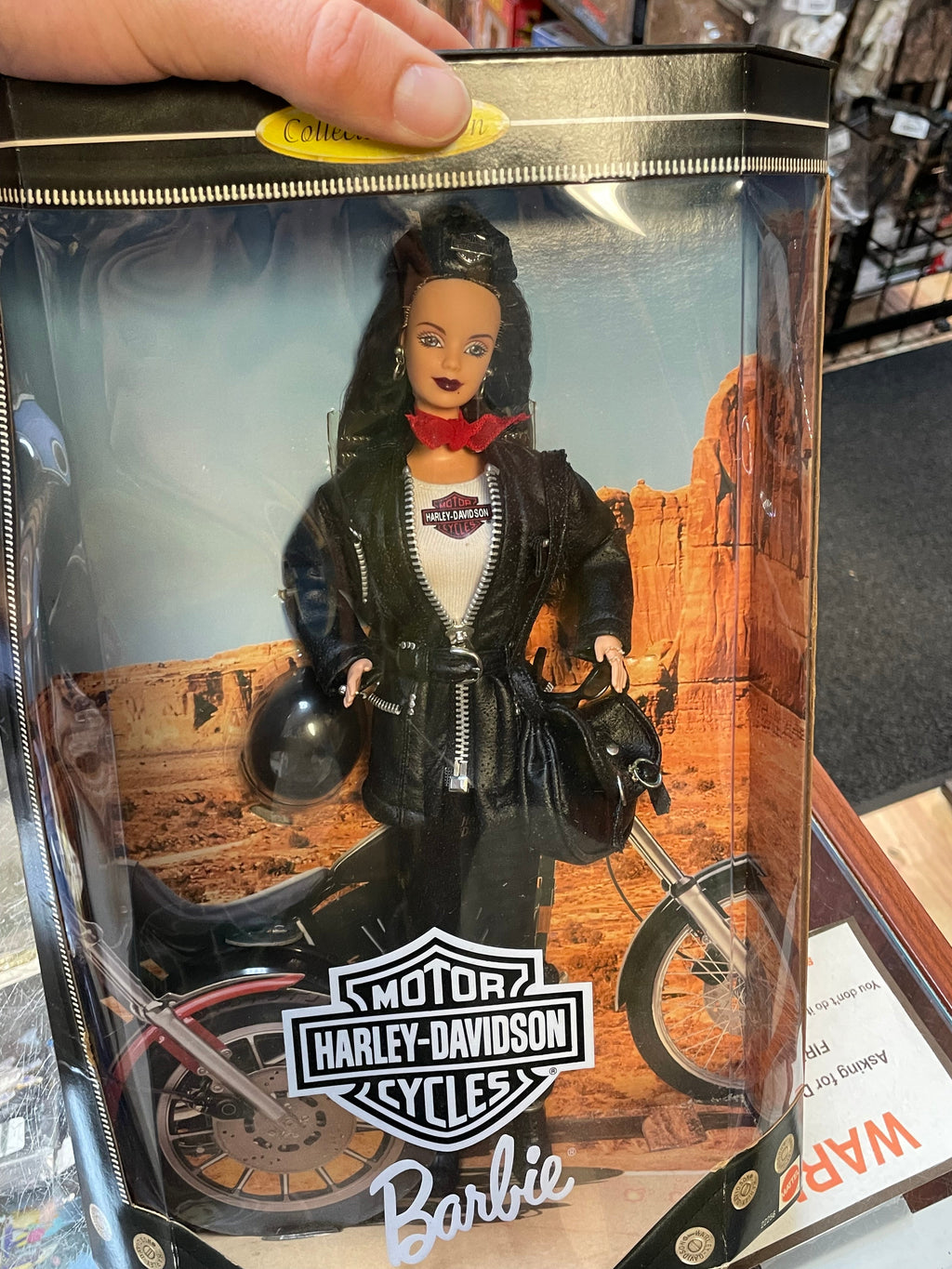 Harley Davidson Brunette Hair BArbie #22256 (Vintage Barbie, Mattel) **SEALED** product image 12, provided for visual