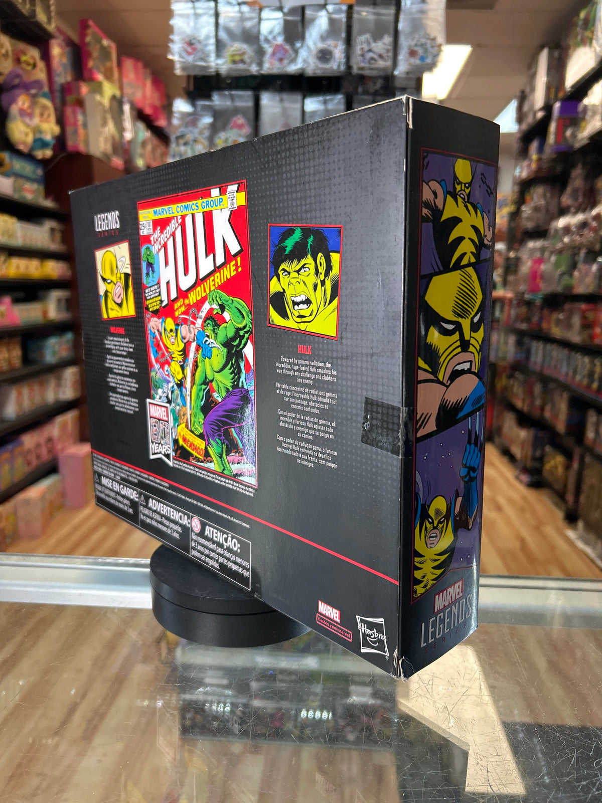 Wolverine & Hulk -80 Years- (Marvel Legends, Hasbro) *SEALED* product image 3, provided for visual reference and product
