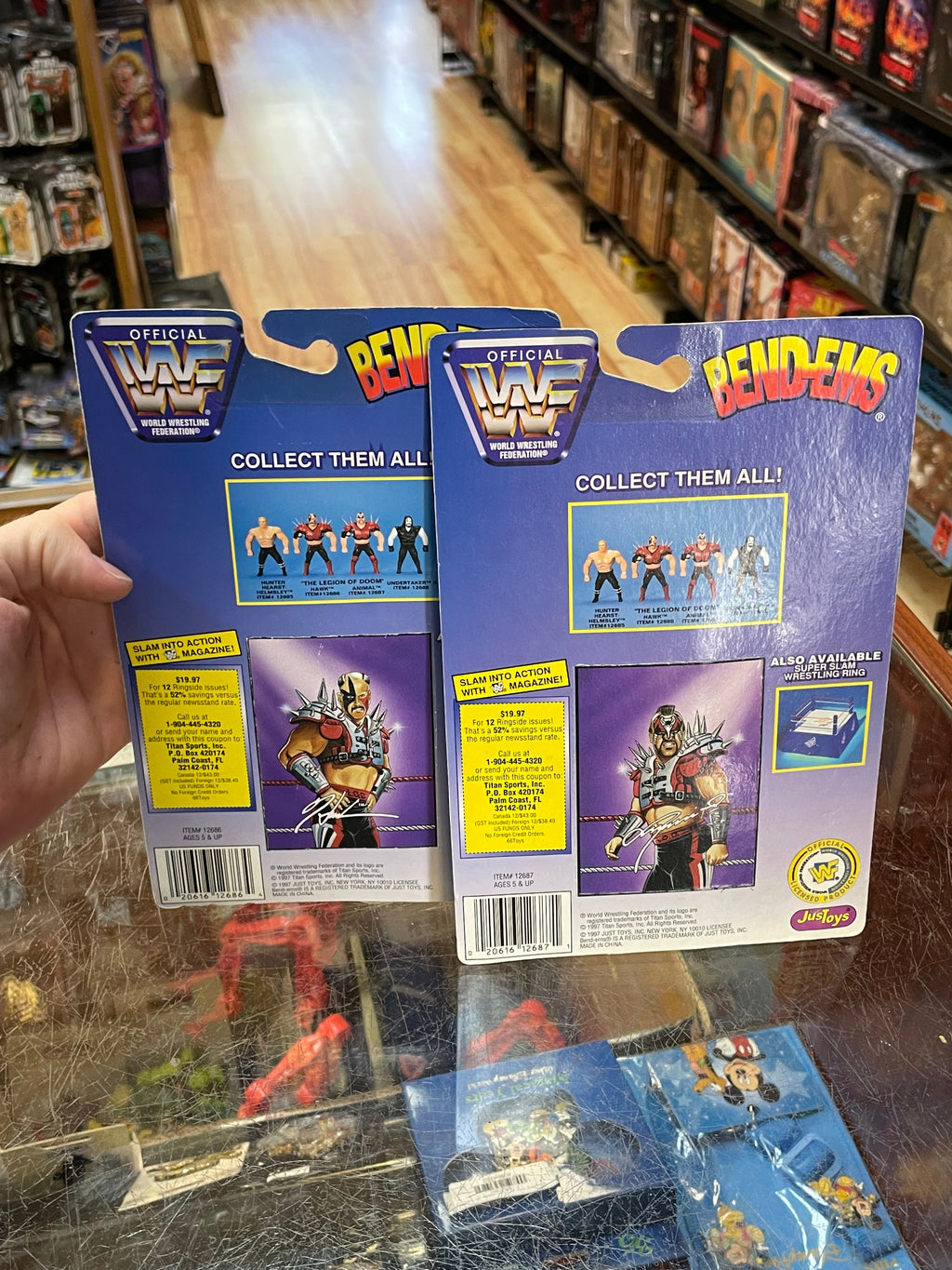 Legion Of Doom (Vintage WWF, JusToys) **SEALED** product image 6, provided for visual reference and product detail review