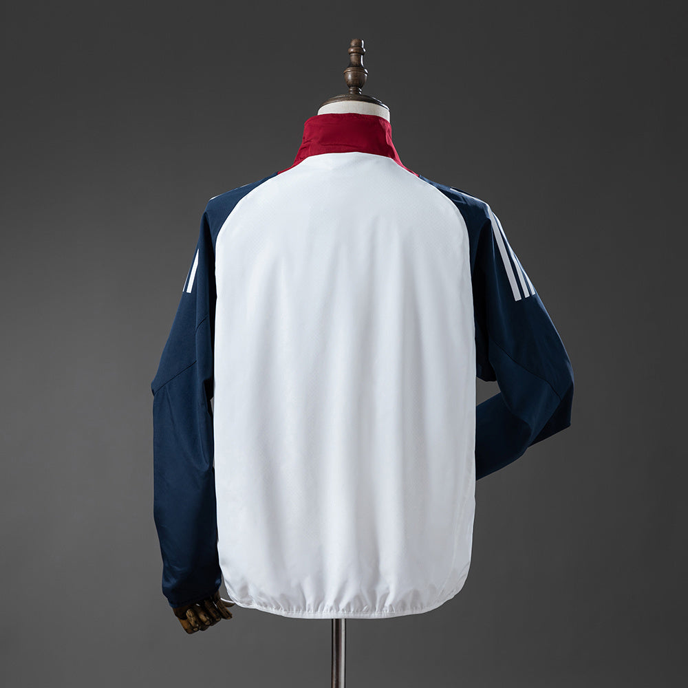 Manchester United Windbreaker 2025-26 White Football Soccer product image 2