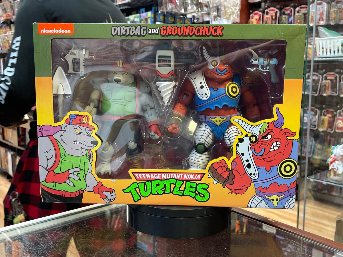 Dirtbag & Groundchuck (Teenage Ninja Turtles, TMNT, Neca) SEALED product image 1, provided for visual reference and product