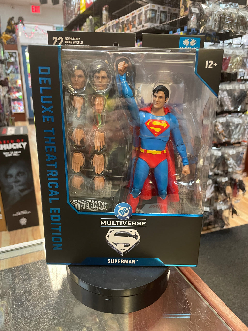 Christopher Reeves Superman (DC Multiverse Theatrical Edition, McFarlane) product image 1, provided for visual reference and