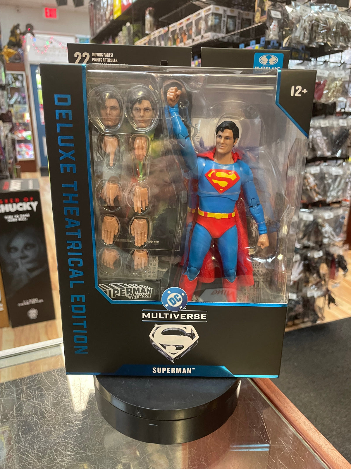 Christopher Reeves Superman (DC Multiverse Theatrical Edition, McFarlane) product image 1, provided for visual reference and