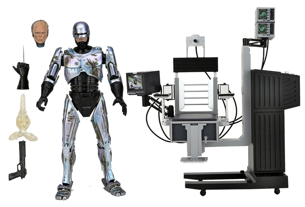 Ultimate Battle Damaged Robocop with Chair (NECA, Robocop) product image 2, provided for visual reference and product detail