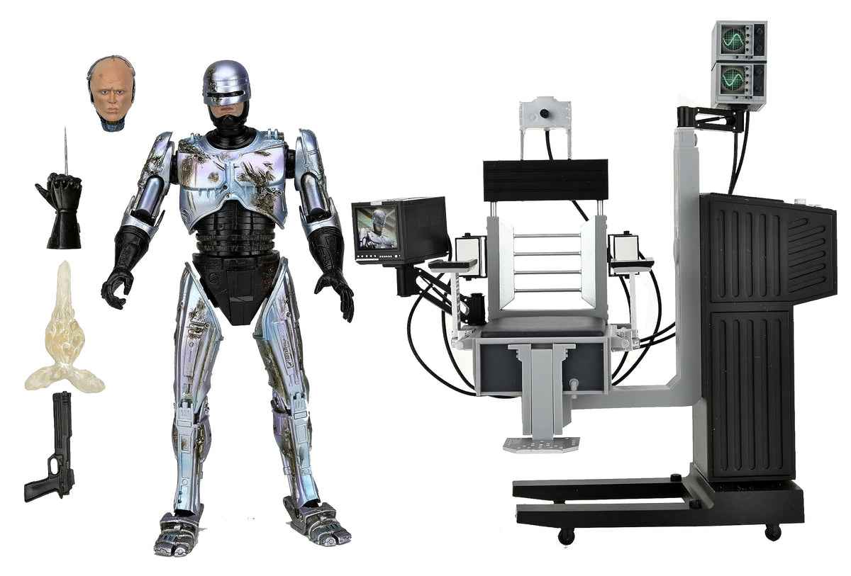 Ultimate Battle Damaged Robocop with Chair (NECA, Robocop) product image 2, provided for visual reference and product detail