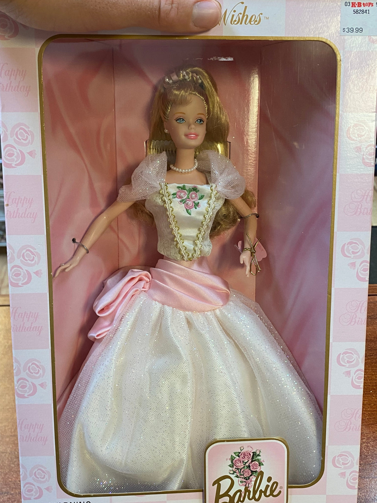 Birthday Wishes #21128 (Vintage Barbie, Mattel) SEALED product image 7, provided for visual reference and product detail