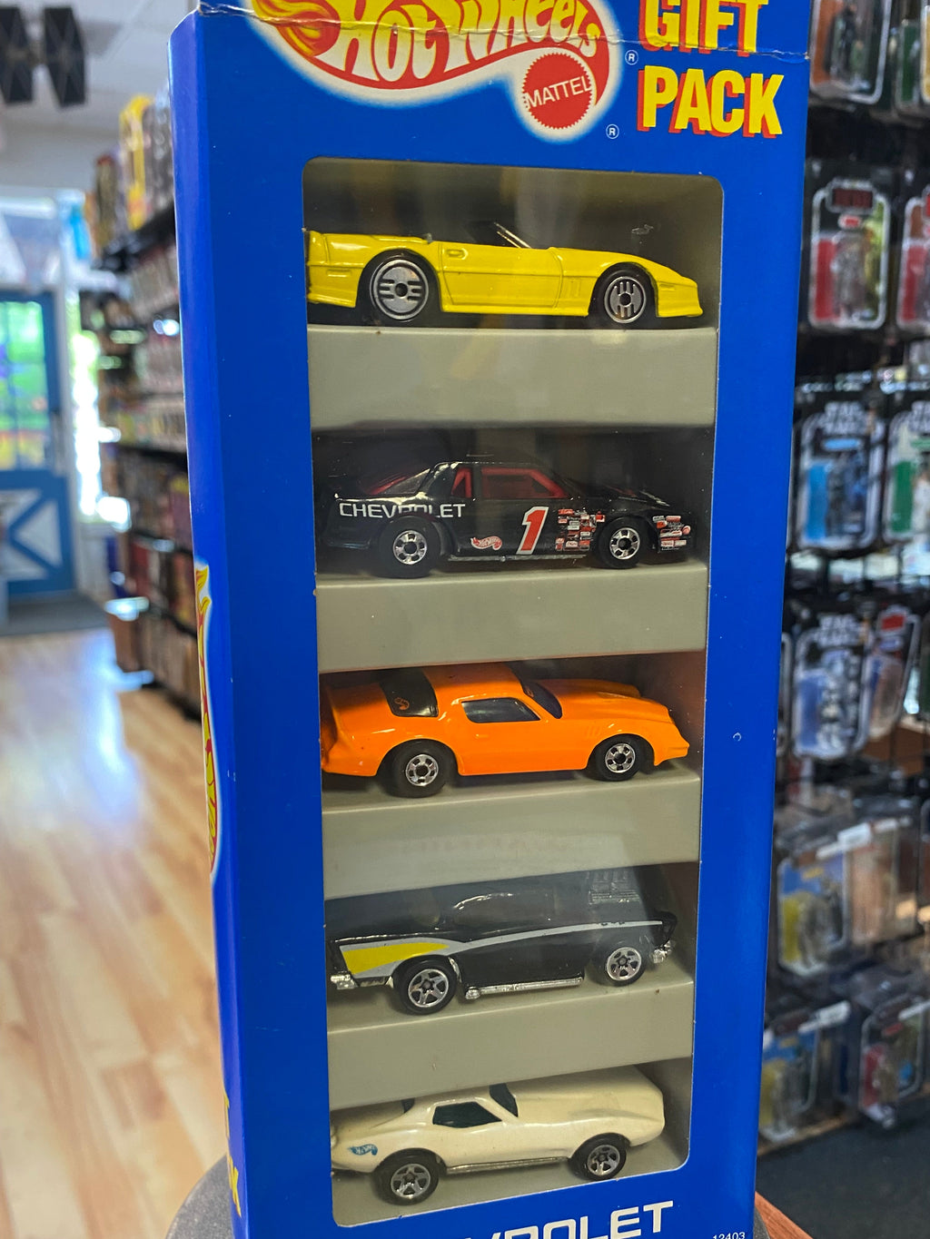Chevrolet Gift Pack with Orange Coupe 12403 (Vintage Hot Wheels, Mattel) SEALED product image 4, provided for visual