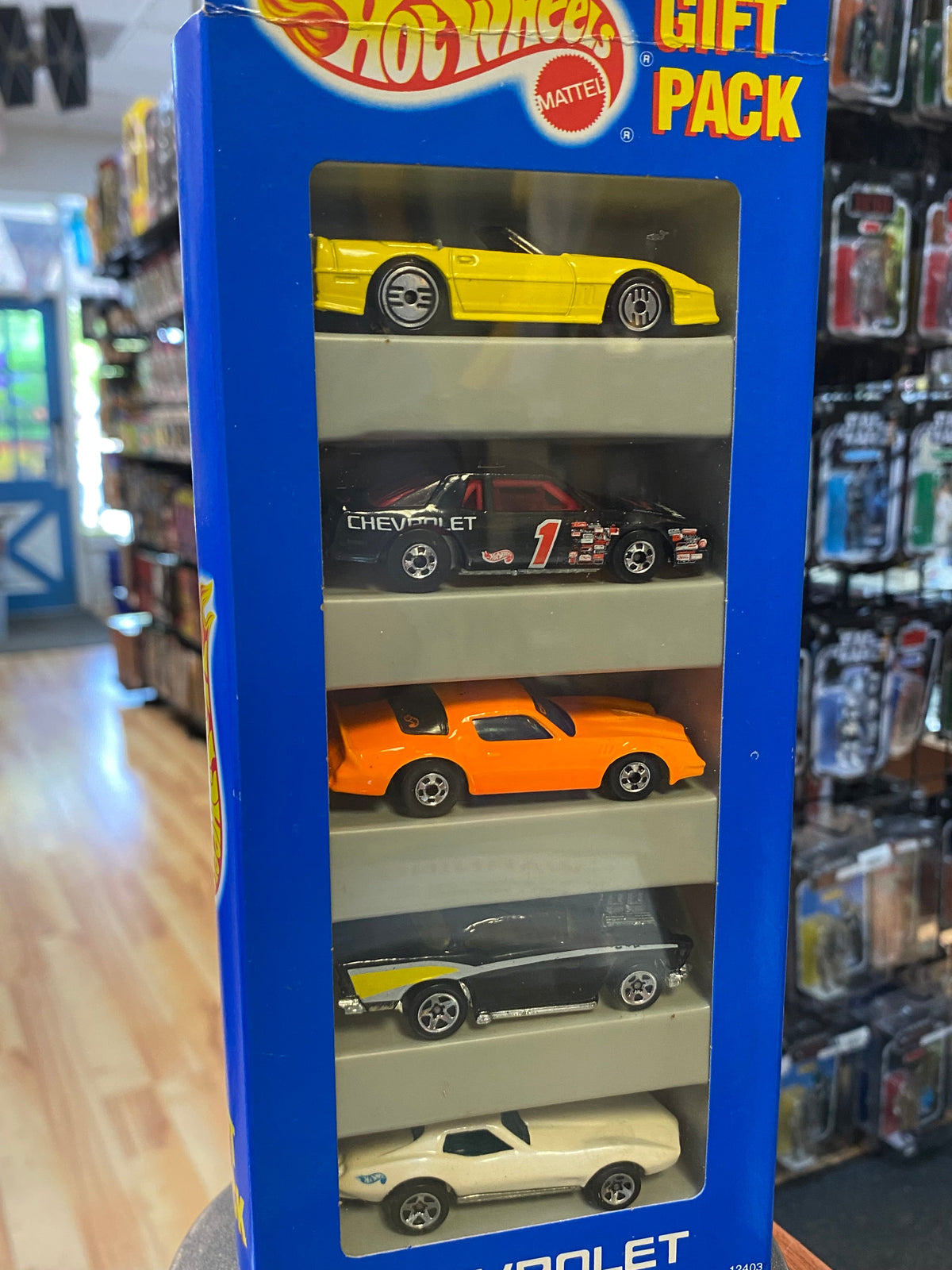 Chevrolet Gift Pack with Orange Coupe 12403 (Vintage Hot Wheels, Mattel) SEALED product image 4, provided for visual