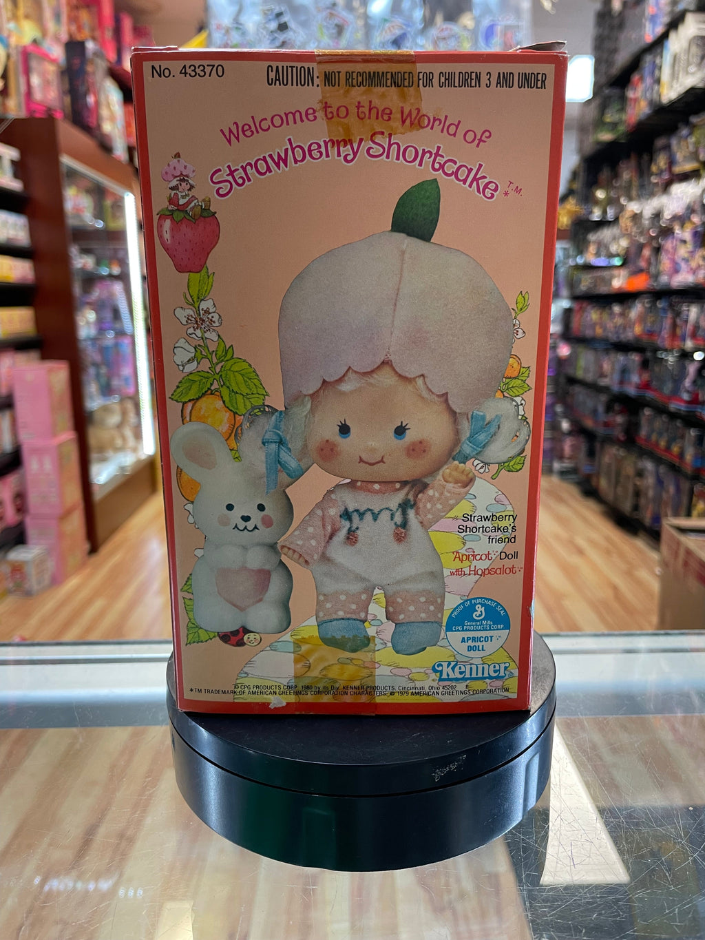 Apricot with Hopsalot Doll (Vintage Strawberry Shortcake, Kenner) **SEALED** product image 3, provided for visual reference