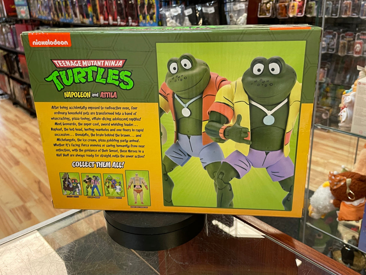 Napoleon & Attila (TMNT Ninja Turtles, NECA) **SEALED** product image 2, provided for visual reference and product detail