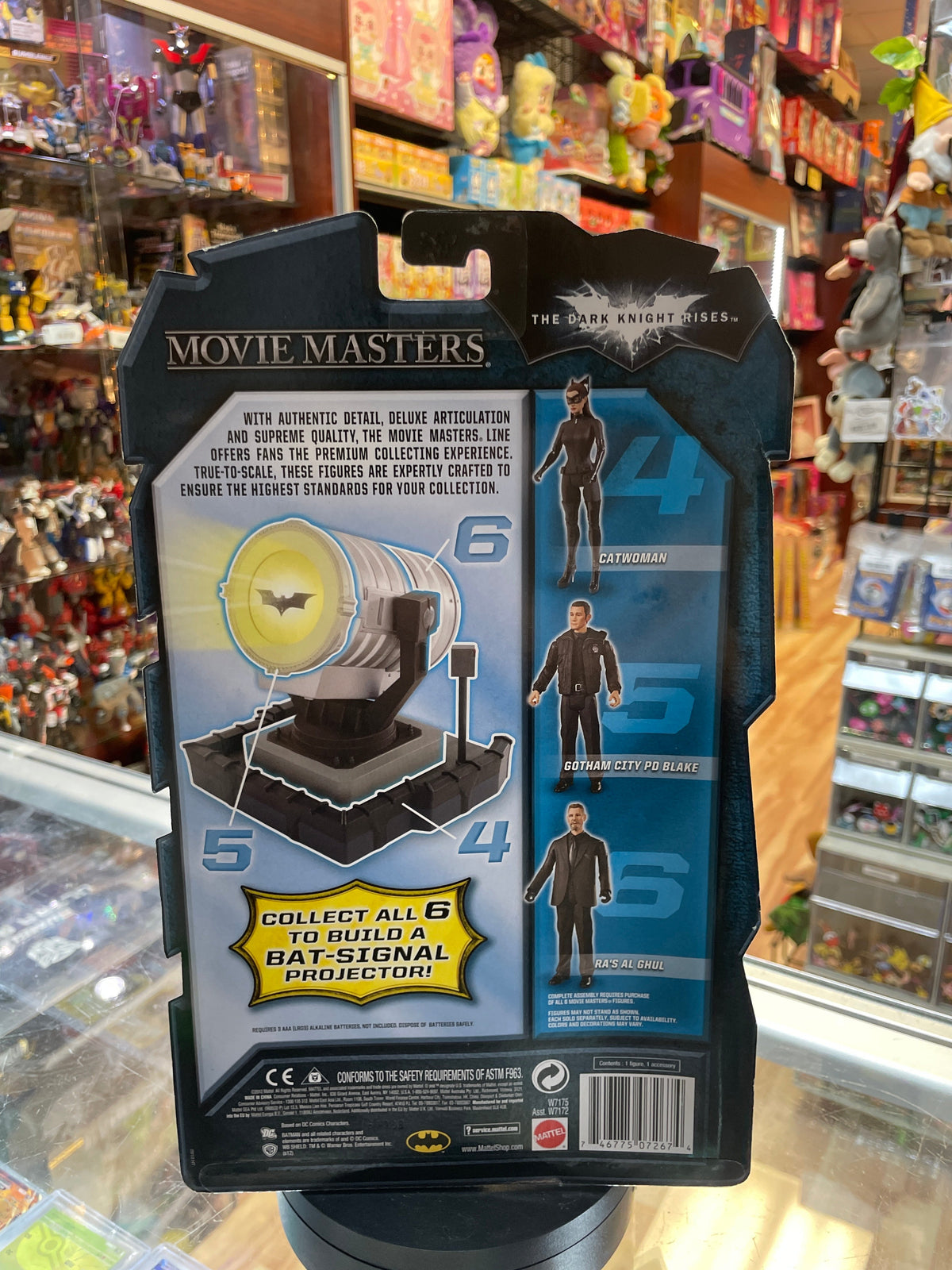 Ra's Al Ghul -Movie Masters- (DC The Dark Knight Trilogy, Mattel) SEALED product image 3, provided for visual reference and