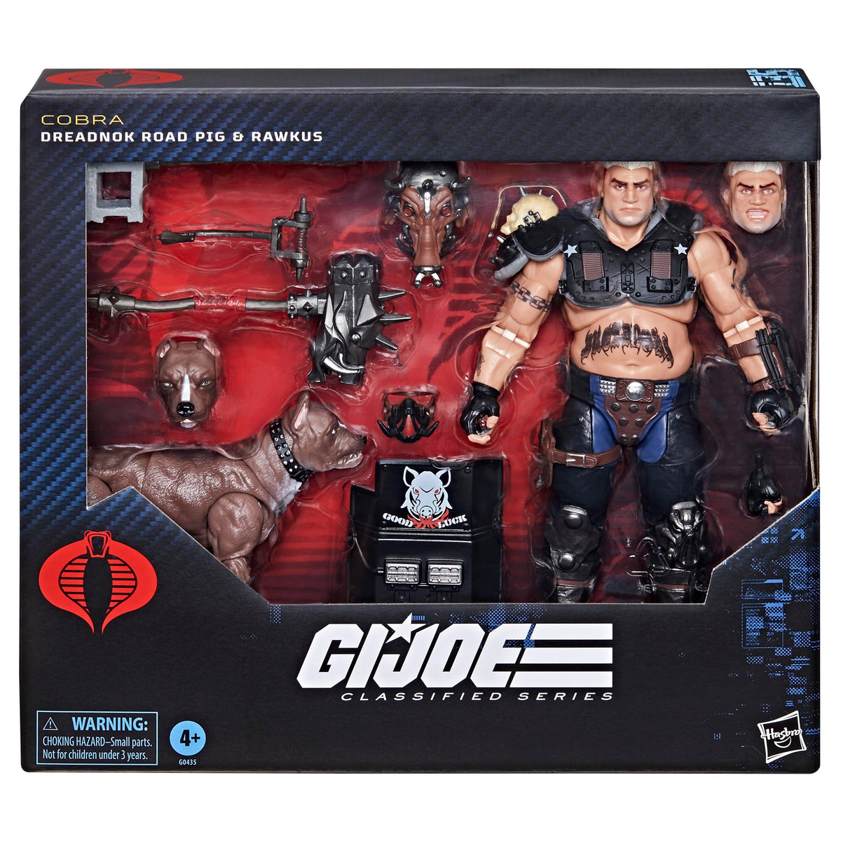 Dreadnok Road Pig & Rawkus (GI Joe Classified, Hasbro) SEALED product image 1, provided for visual reference and product