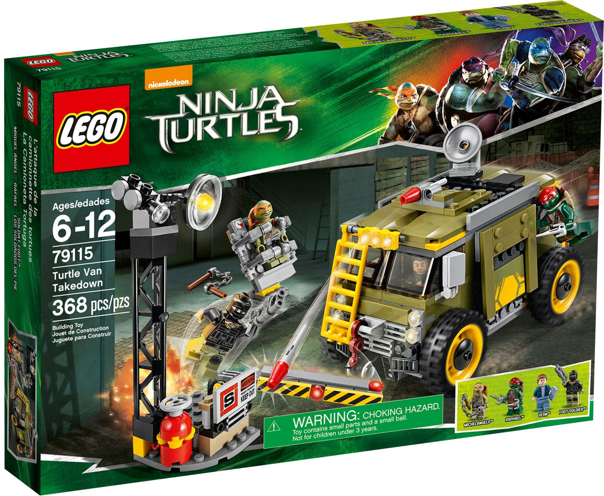 79115 Turtle Van Takedown (Retired) (Certified Complete) product image 1, provided for visual reference and product detail