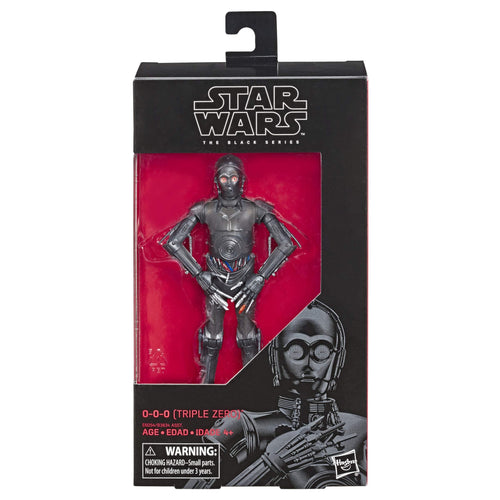 0-0-0 Triple Zero (Star Wars Black Series, Hasbro) Sealed product image 1, provided for visual reference and product detail