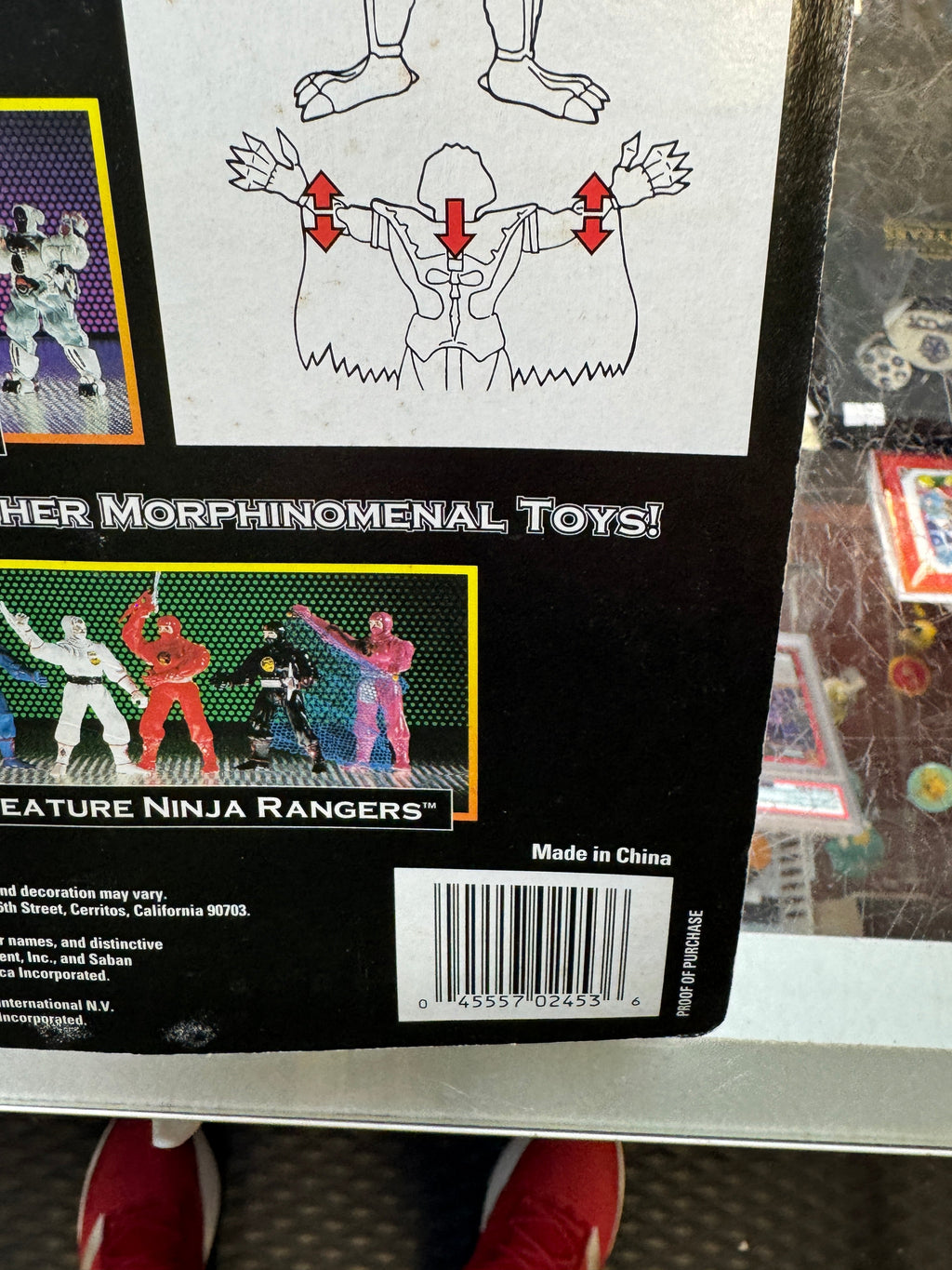 Tengu Warrior Space Alien (Vintage MMPR Power Rangers, Bandai) SEALED product image 19, provided for visual reference and