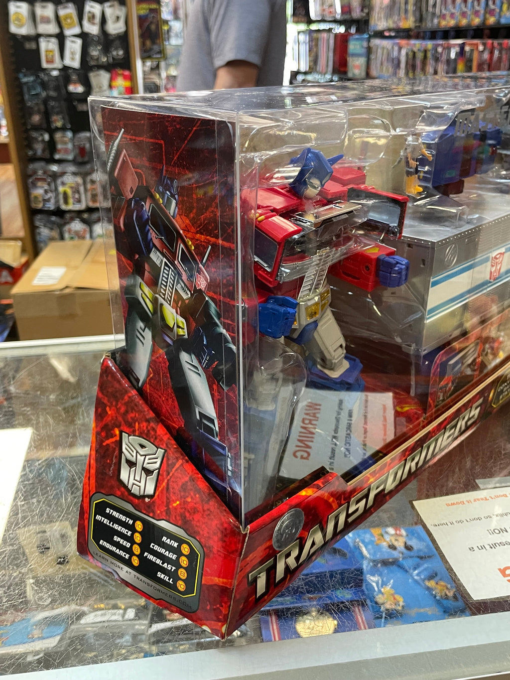 Optimus Prime with Trailer (Transformers Masterpiece, Hasbro) **SEALED** product image 6, provided for visual reference and