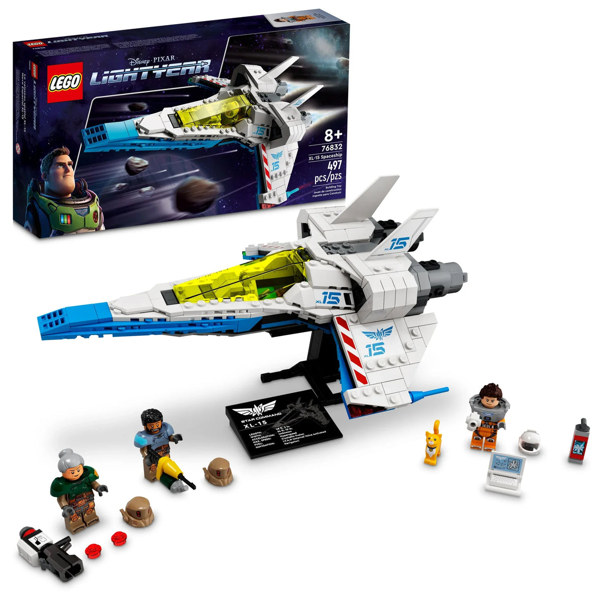 76832 XL-15 Spaceship (Retired) (Certified Complete) product image 1, provided for visual reference and product detail review