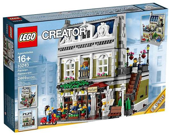 10243 LEGO Modular Parisian Restaurant (Retired) (Certified Complete) product image 1, provided for visual reference and