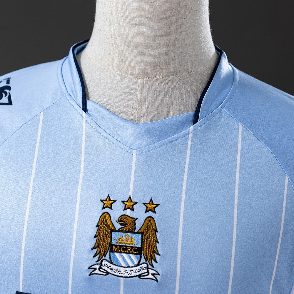 Manchester City Jersey 2007-08 Home Retro Football Kit product image 6
