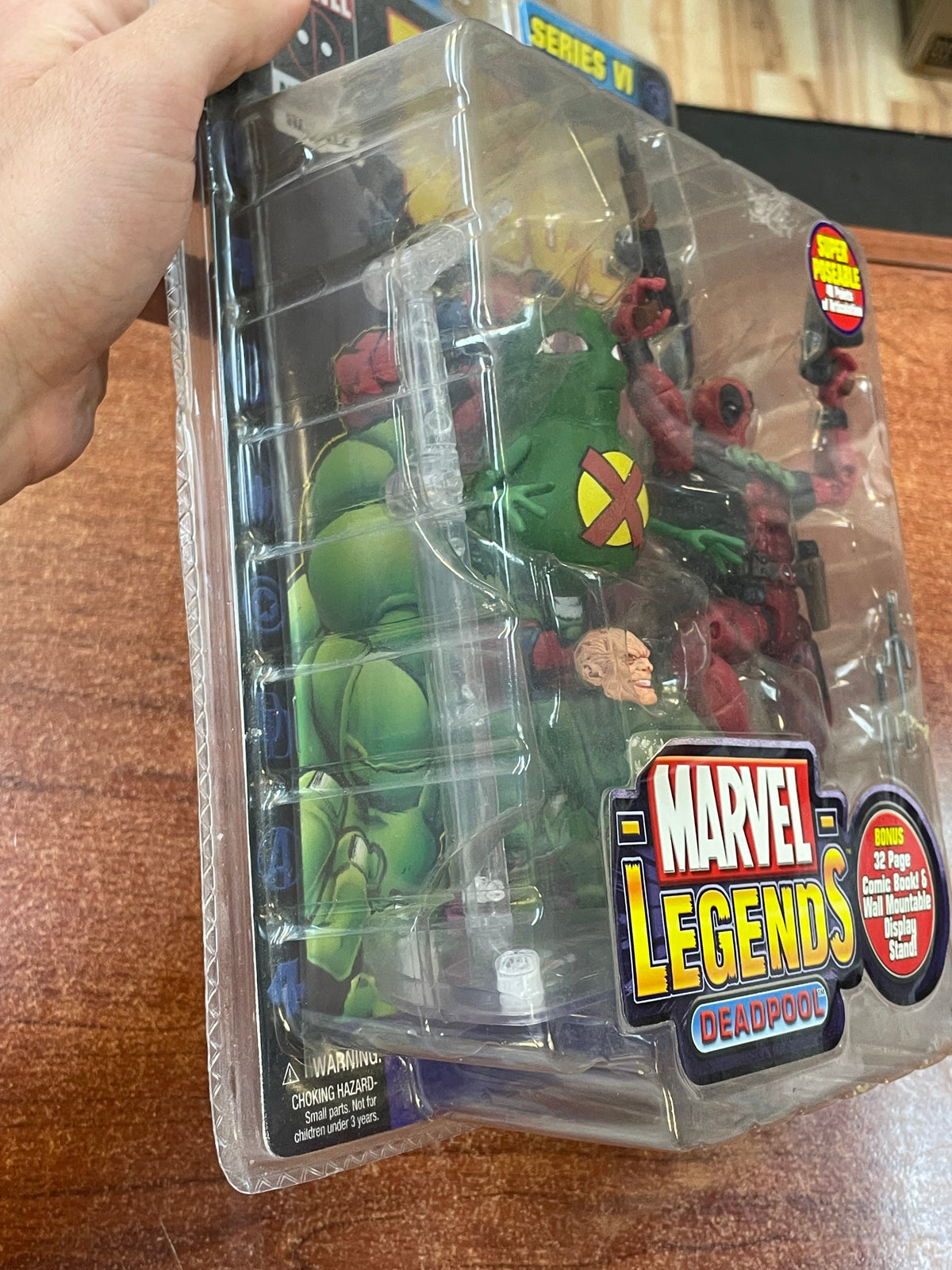 Deadpool Series VI (Marvel Legends, ToyBiz)SEALED product image 4, provided for visual reference and product detail review
