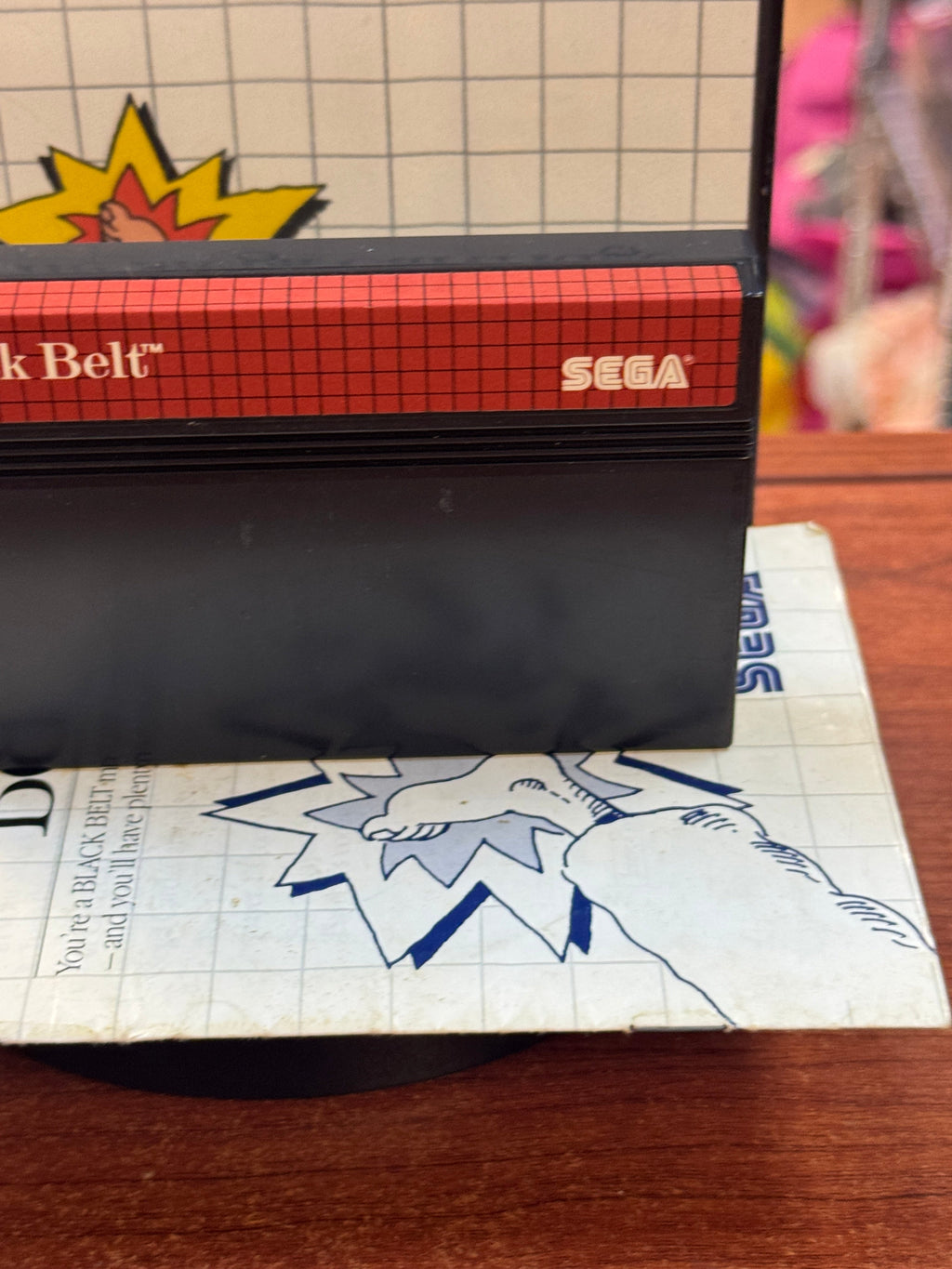 Black Belt with Box & Manual (Vintage Sega Master System, Video Game) product image 3, provided for visual reference and