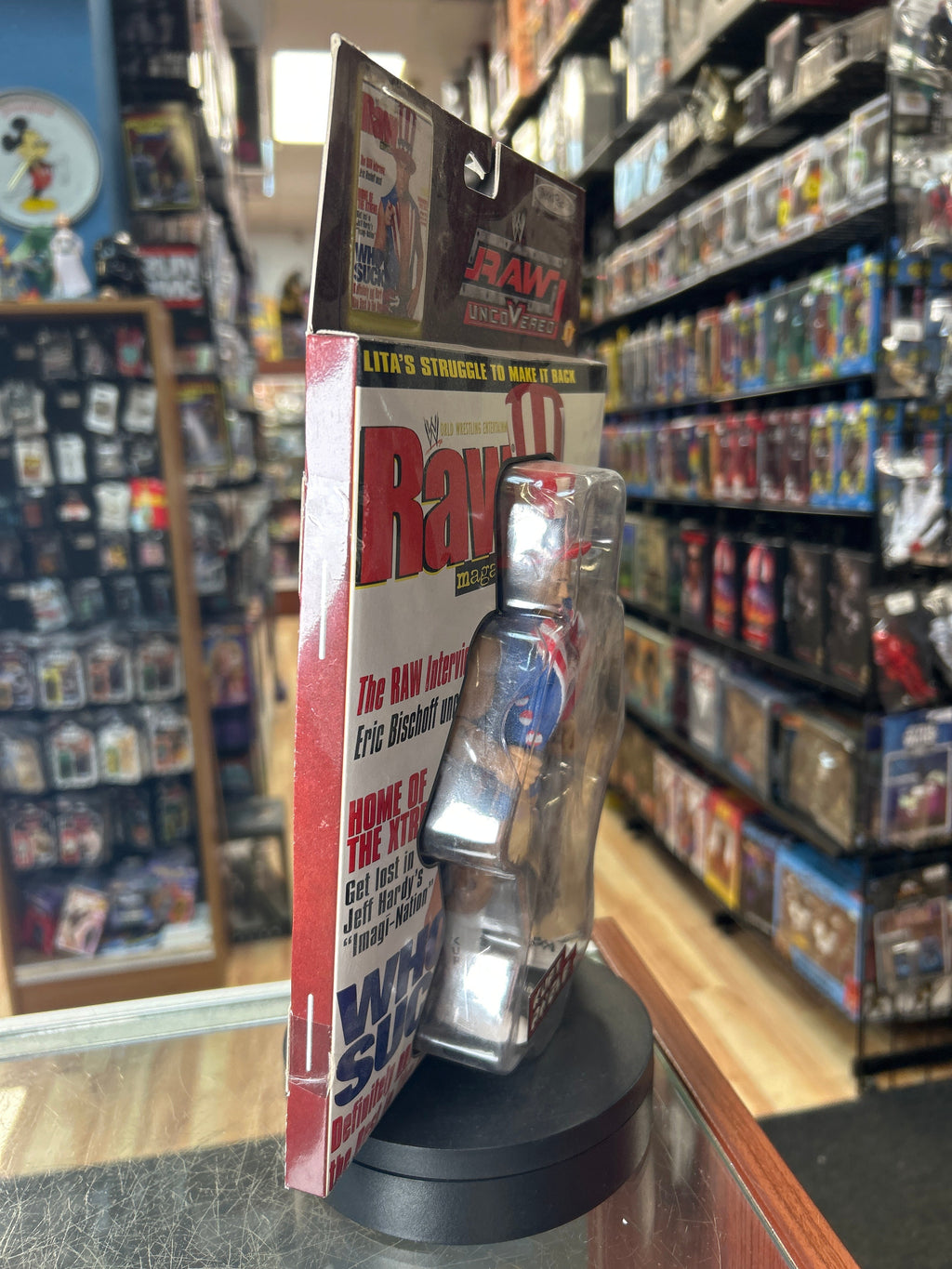 Kurt Angle -Raw Uncovered- (Vintage WWE, Jakks) **SEALED** product image 2, provided for visual reference and product detail
